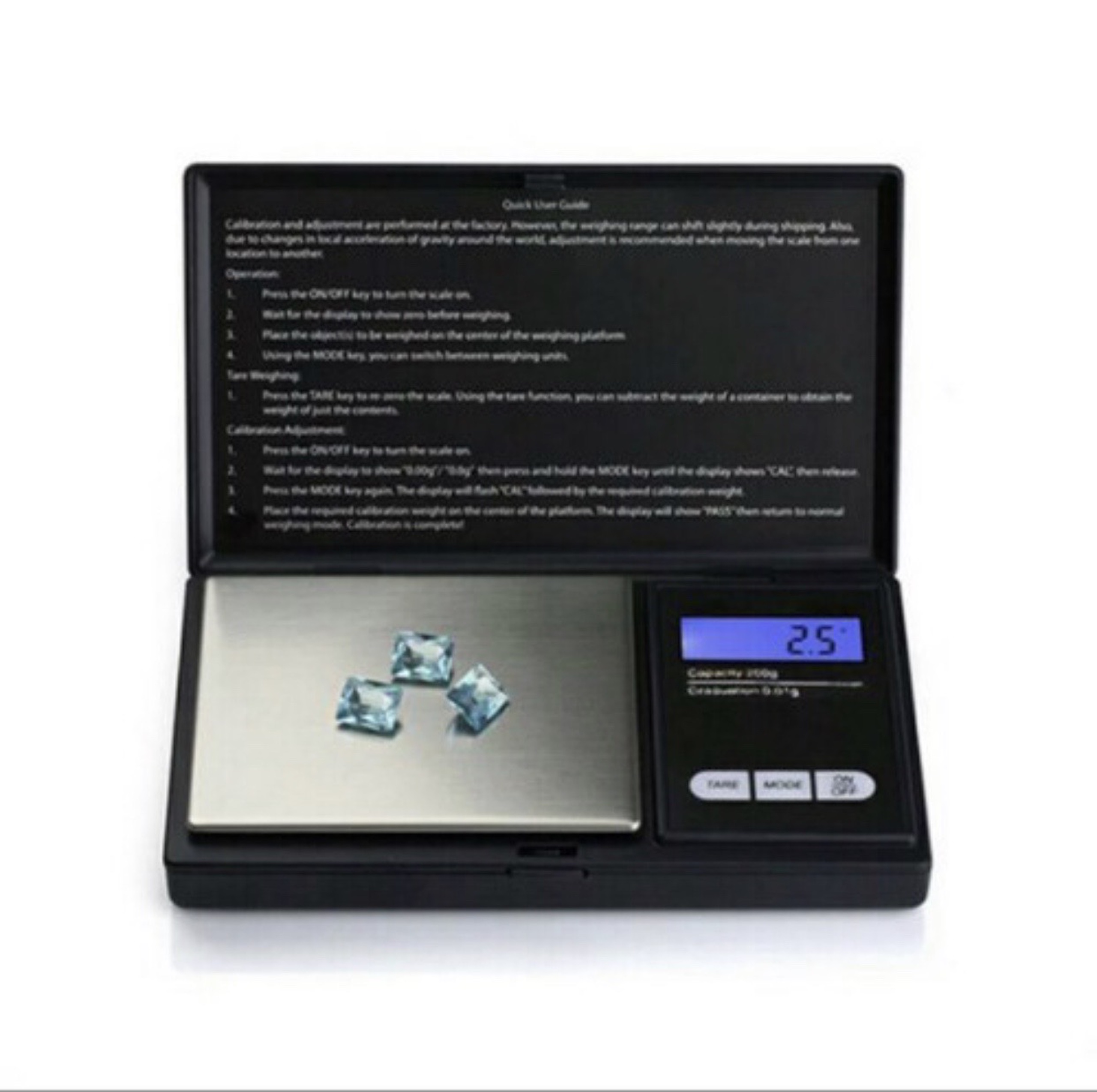 Cân tiểu ly 200g - 0.01g cân mini, cân hộp.
