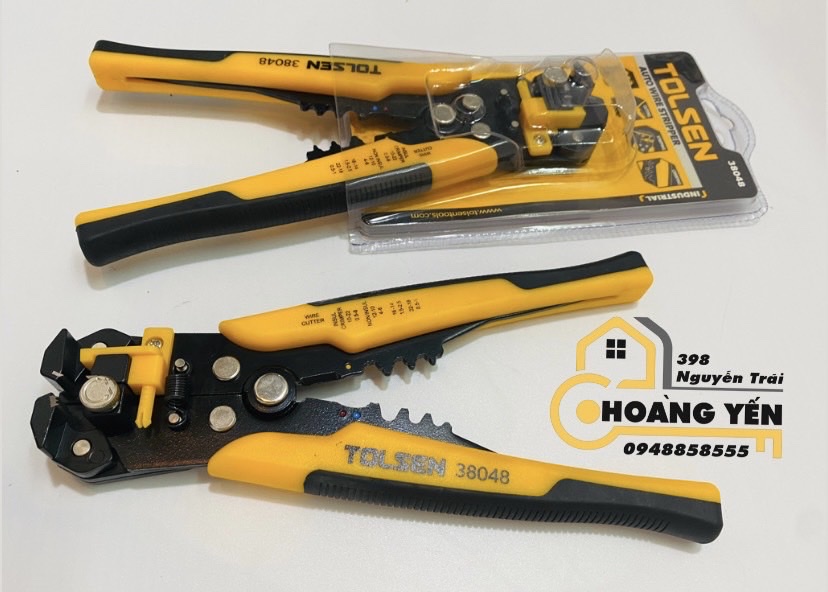 Kìm tuốt dây điện TOLSEN 38048, Kềm tuốt dây điện - Hoàng Yến