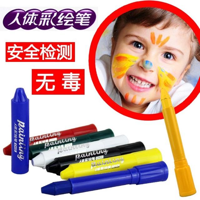 Màu Vẽ Lên Da Baoke CH06 (Hộp 6 Màu)