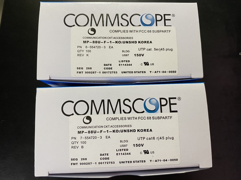 Hạt Mạng rj45 Cat6 Commscope