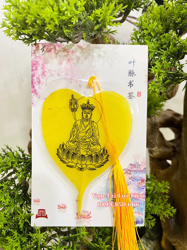Lá bồ đề phật bình an may mắn