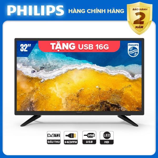 Bảng giá Presale Tivi 32 inch LED HD hàng Thái Lan - Digital TV DVB-T2 tặng quà USB 16G - bảo hành 2 năm tại nhà - 32PHT4003S/74 Tivi Philips