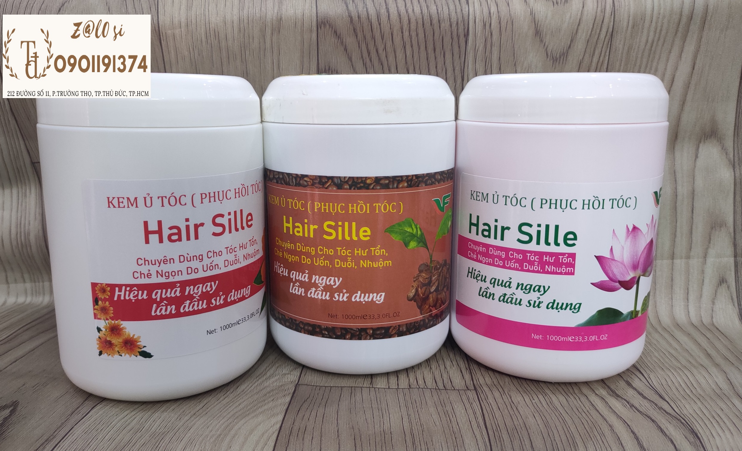 Kem ủ tóc, phục hồi tóc Hair Sille hũ 1000ml
