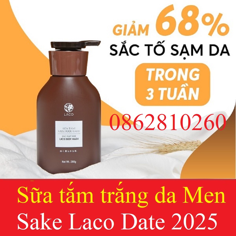 Bath Milk white leather men wine sake LACO 290g
