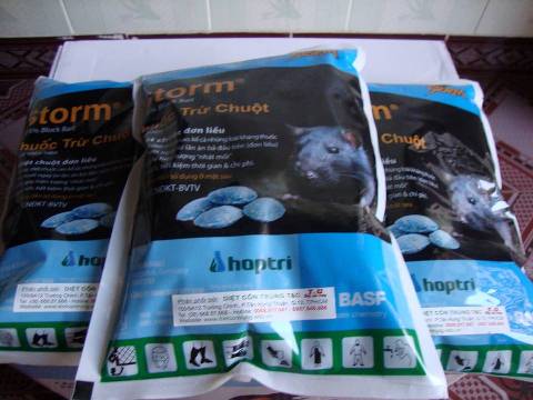 2 gói (40 viên) Thuốc diệt chuột sinh học thế hệ mới Storm (kẹo chuột tác dụng mạnh)