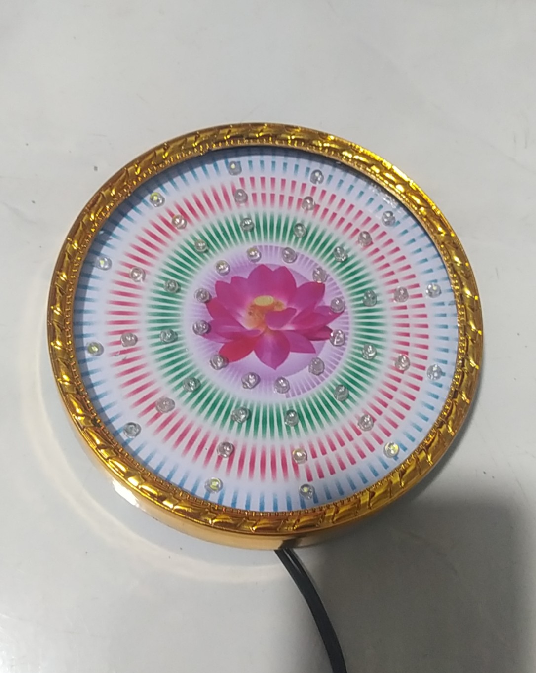 Hào quang thờ phật  16 cm đèn led