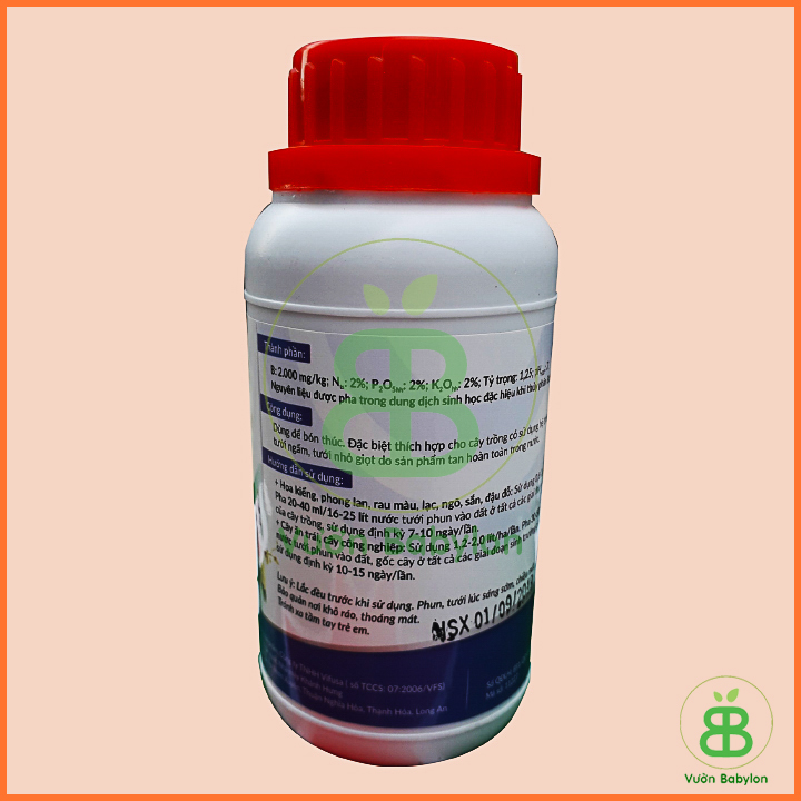 Phân Bánh Dầu Đậu Phộng Vif Mix Chai 250ml