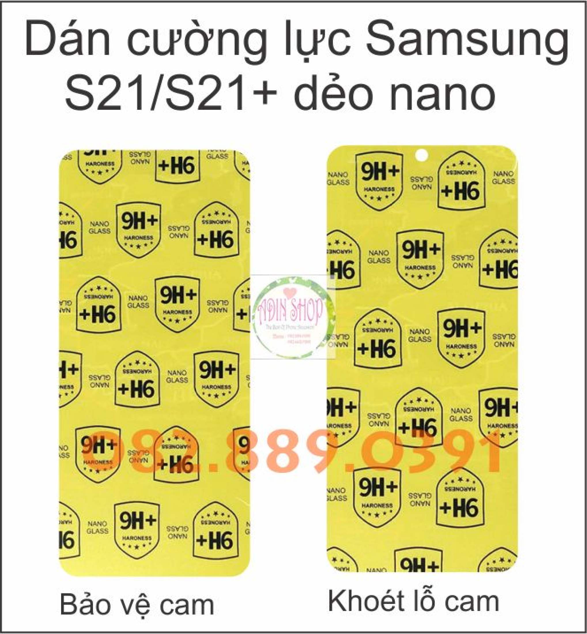 Dán cường lực Samsung S21 / S21 plus dẻo nano