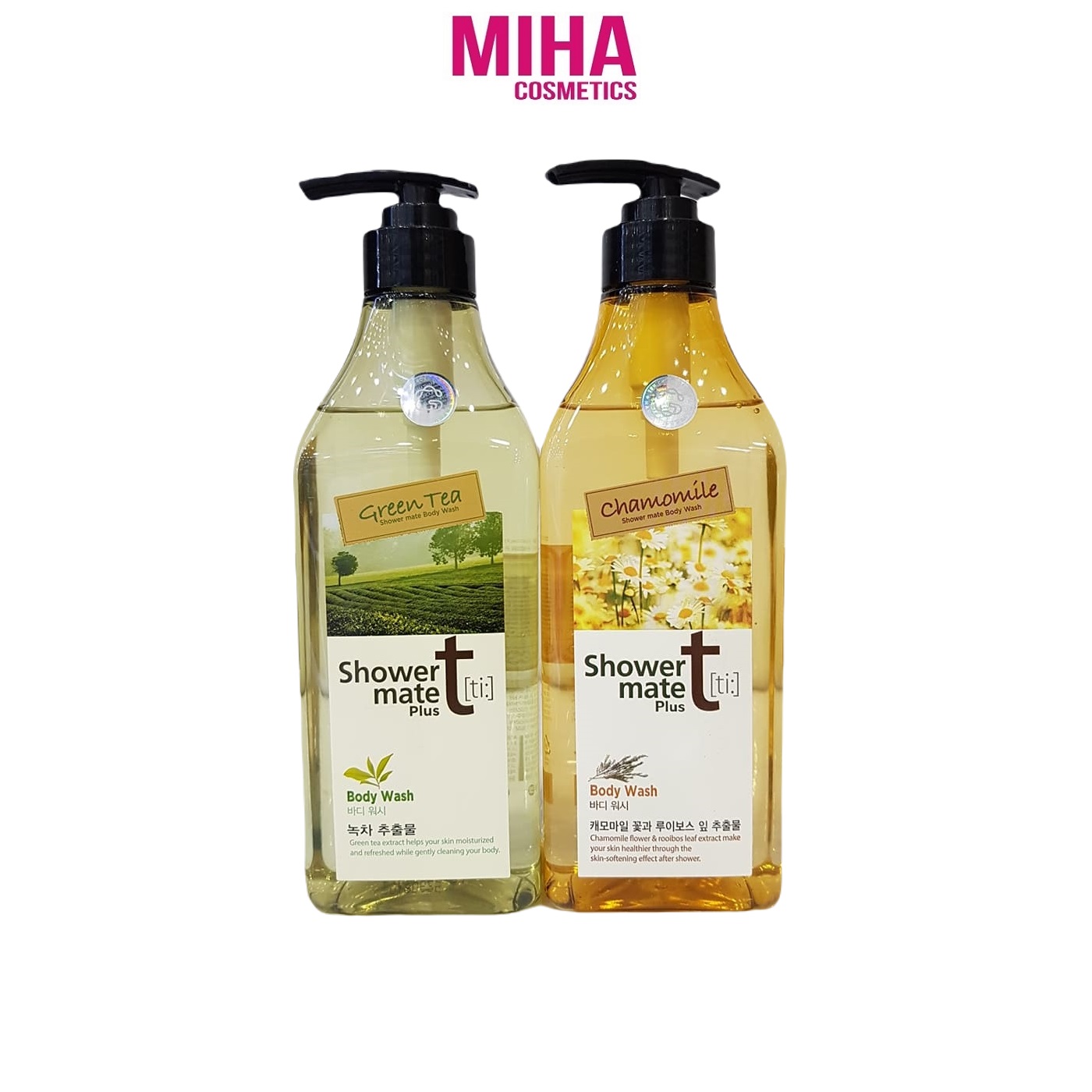 Sữa Tắm Dưỡng Da Trà Xanh Và Hoa Cúc SHOWER MATE 550ml Hàn Quốc Lazada.vn