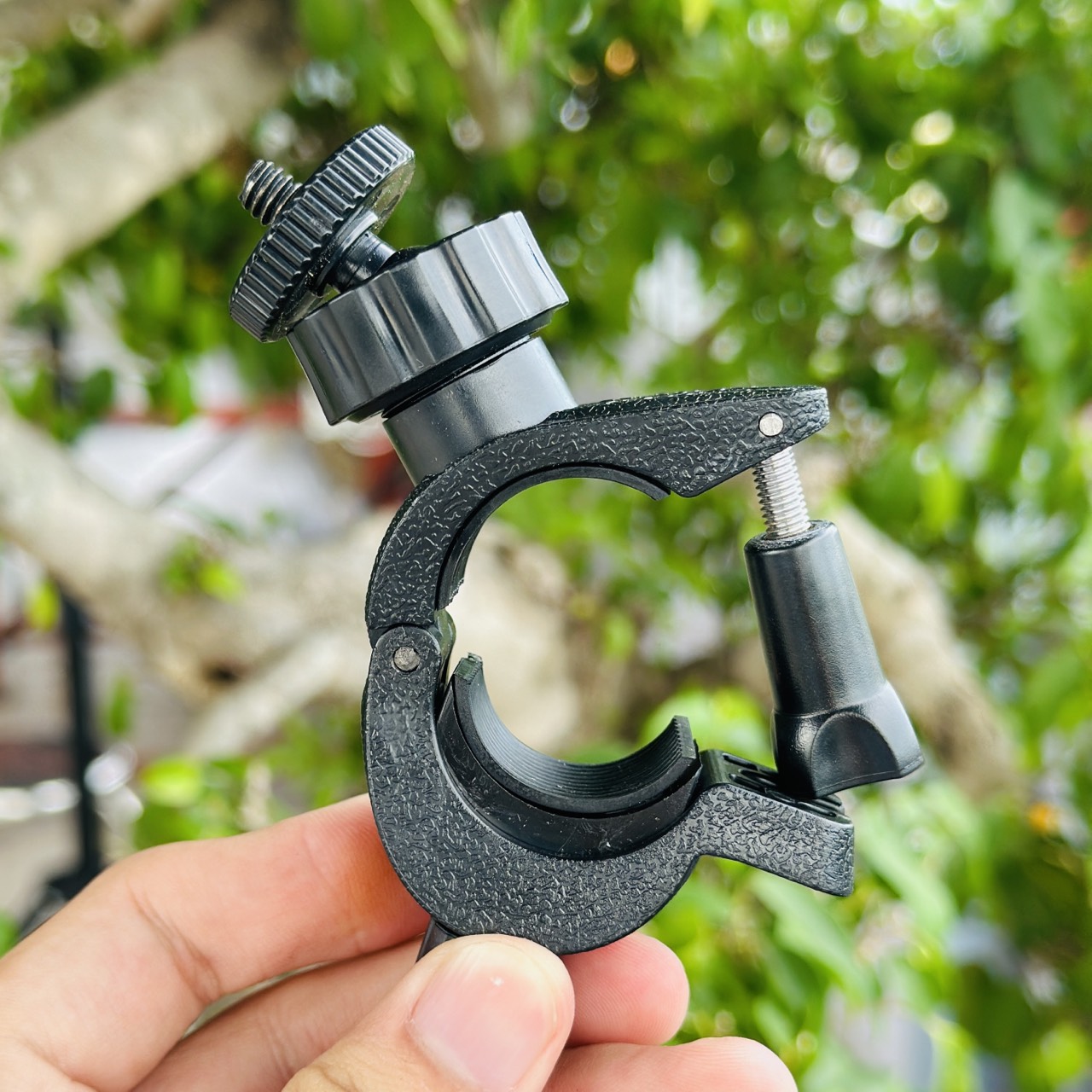 Combo full bộ giá đỡ kẹp 5 điện thoại hỗ trợ livestream nhiều máy cùng lúc chắc chắn chân cao 2m tâng giảm thoải mái tùy ý