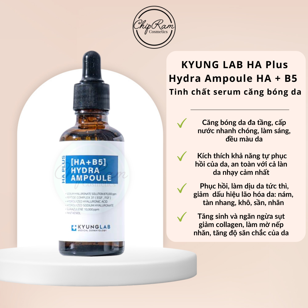 Serum HA + B5 Hydra KYUNGLAB căng bóng da 50ml Hàn Quốc
