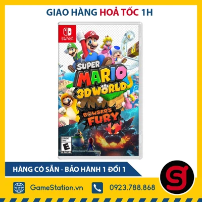 Game Super Mario 3D World + Bowser's Fury - Cho Máy Nintendo Switch