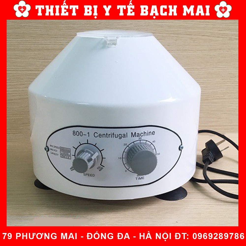 Máy li tâm 6 ống hẹn giờ li tâm tách máu huyết tương spa