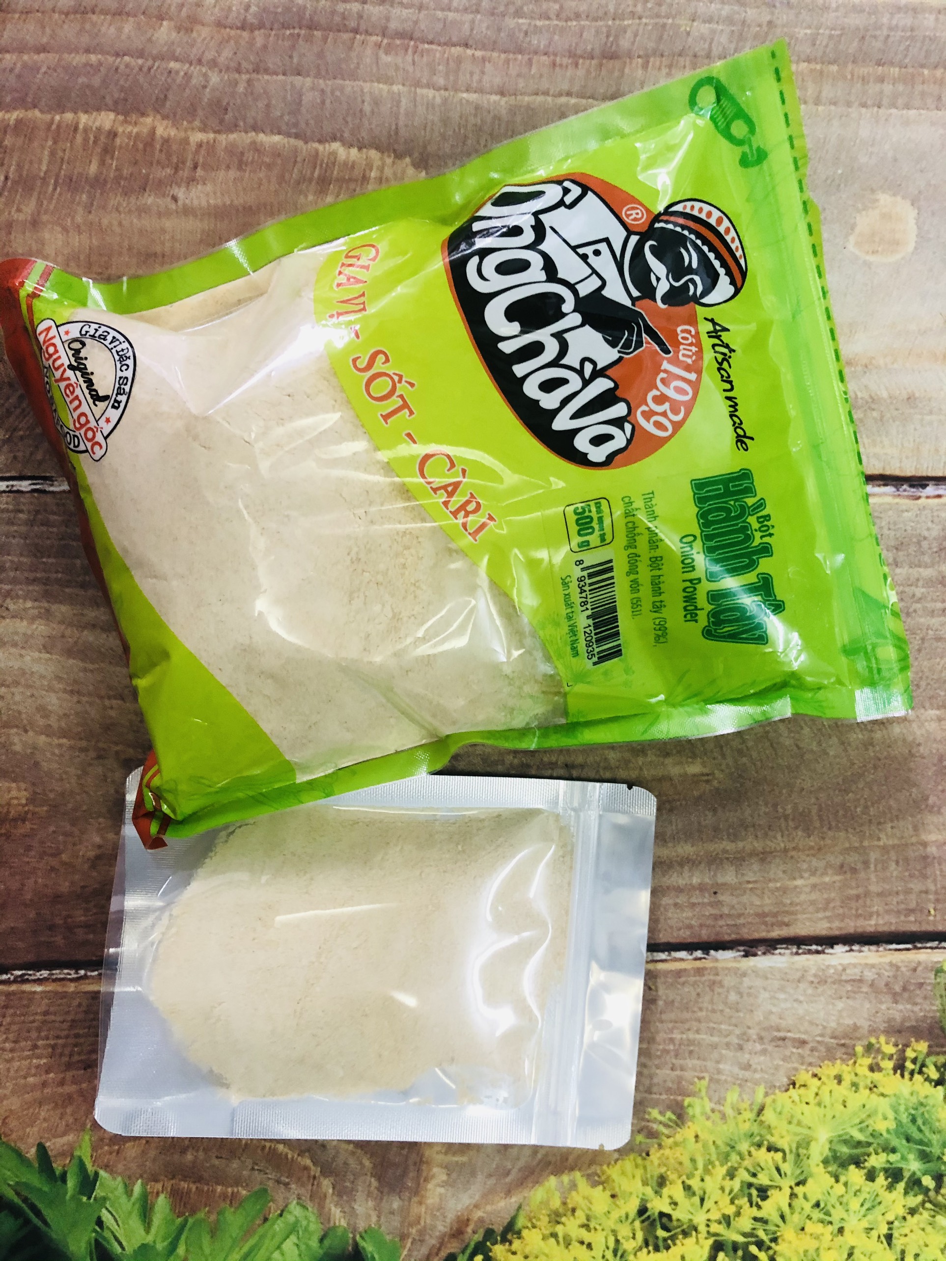 Gói 100g bột hành tây ( Ông Chà Và) - doanvat_hangduong