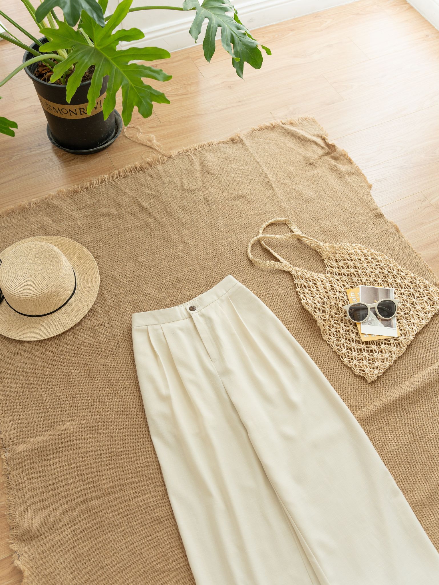 Quần Culottes Ly Đũi Madelen
