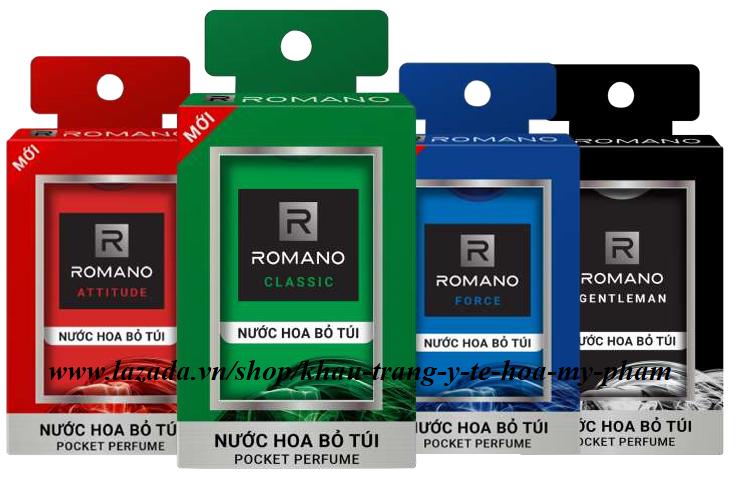 [HCM]Romano - Nước hoa bỏ túi hương  Attitude 18 ml