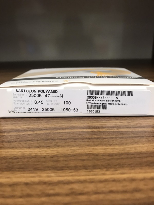 Màng lọc Nylon (NY) - 25006-47-N - Sartorius