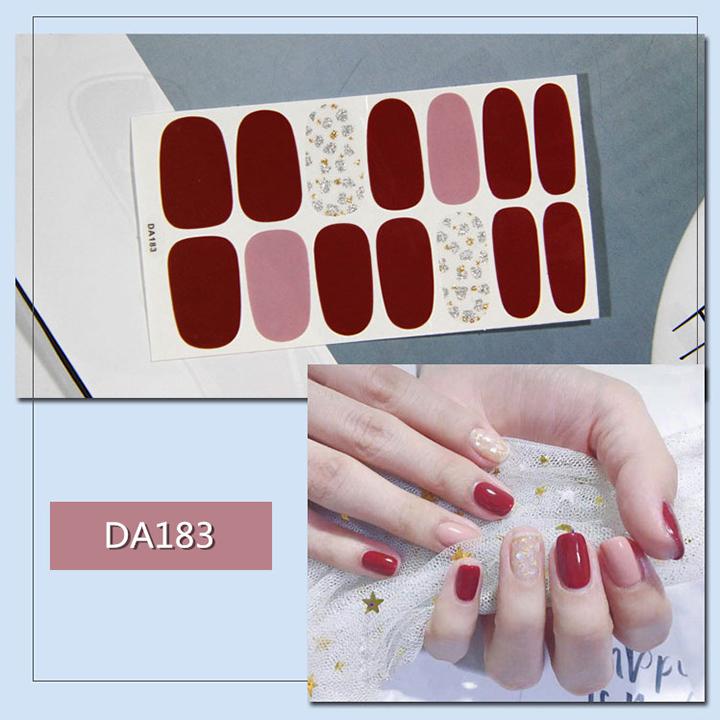[Hoàn tiền 6%]Sticker dán trang trí móng tay họa tiết dễ thương mã DA181 - DA200
