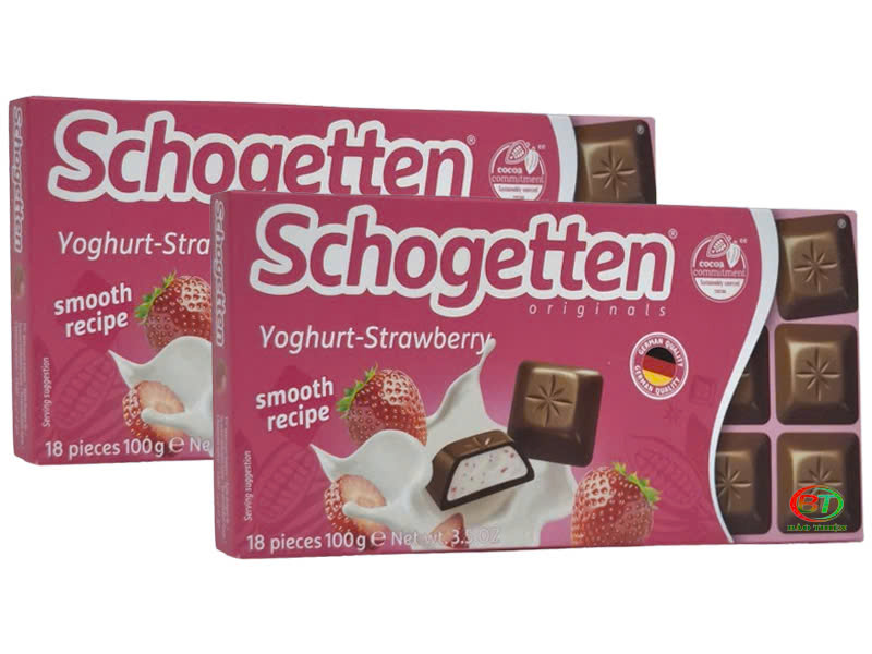 (Nhiều vị) Socola Hiệu Schogetten thanh 100g