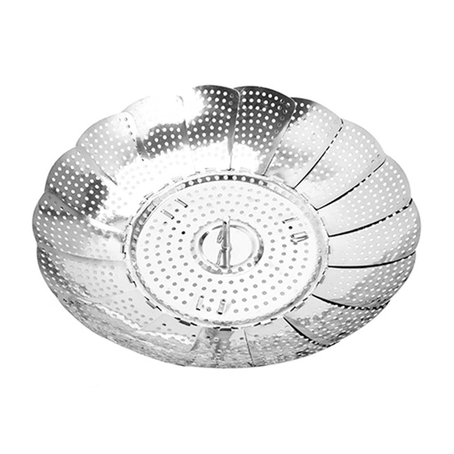 Vỉ Hấp Tròn Inox Gấp Gọn ( size đại )