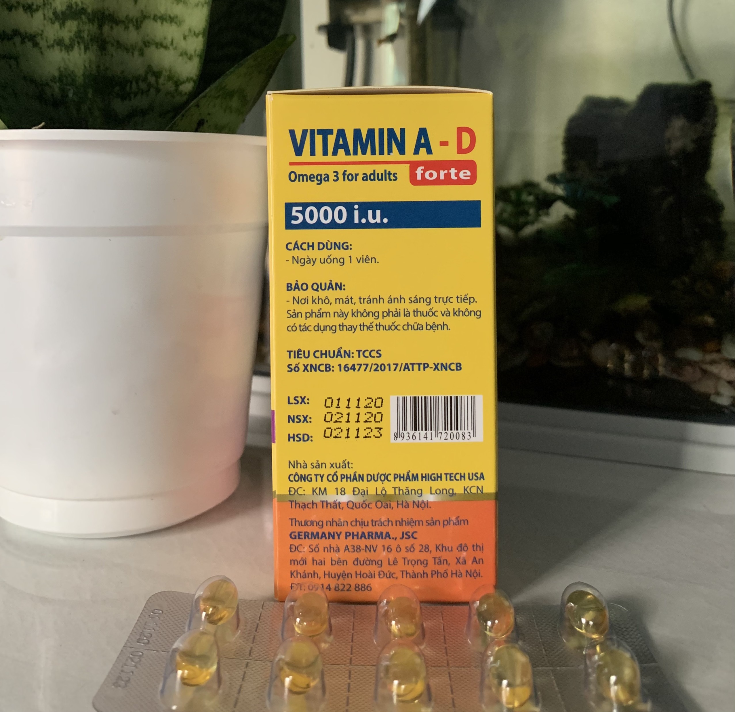 Vitamin A D đẹp da, sáng da, mờ thâm, chống lão hoá