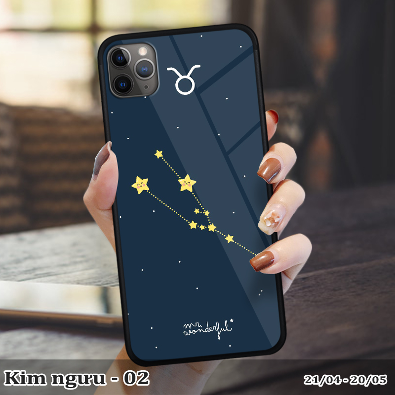 Ốp kính Iphone 11 Pro in cung hoàng đạo
