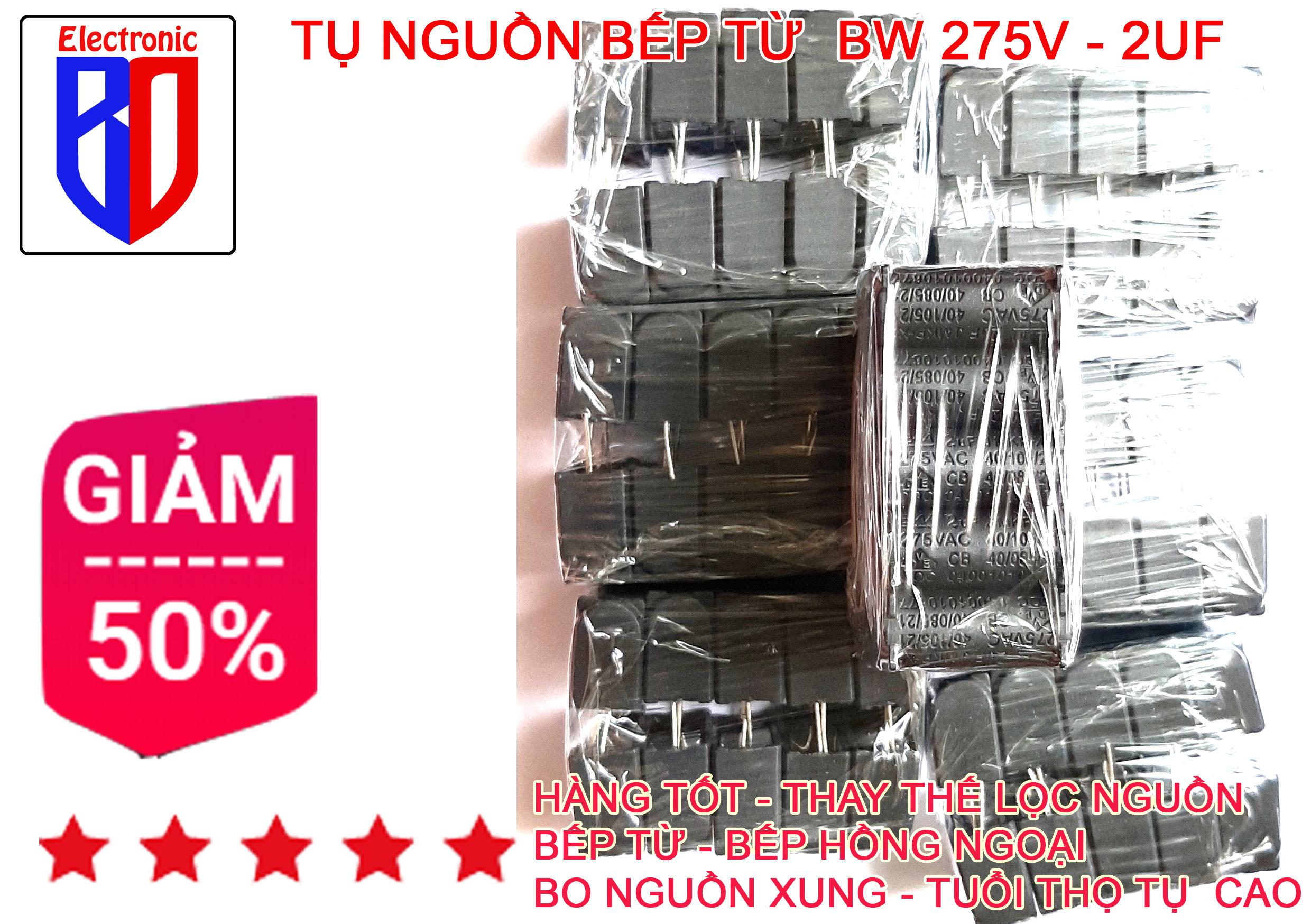 TỤ BẾP TỪ 2UF 275V - MỚI COMBO 2 CHIẾC