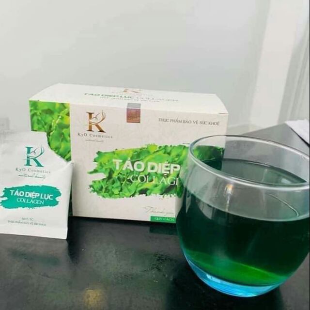 Tảo Diệp Lục Collagen Kyo - Mẫu mới