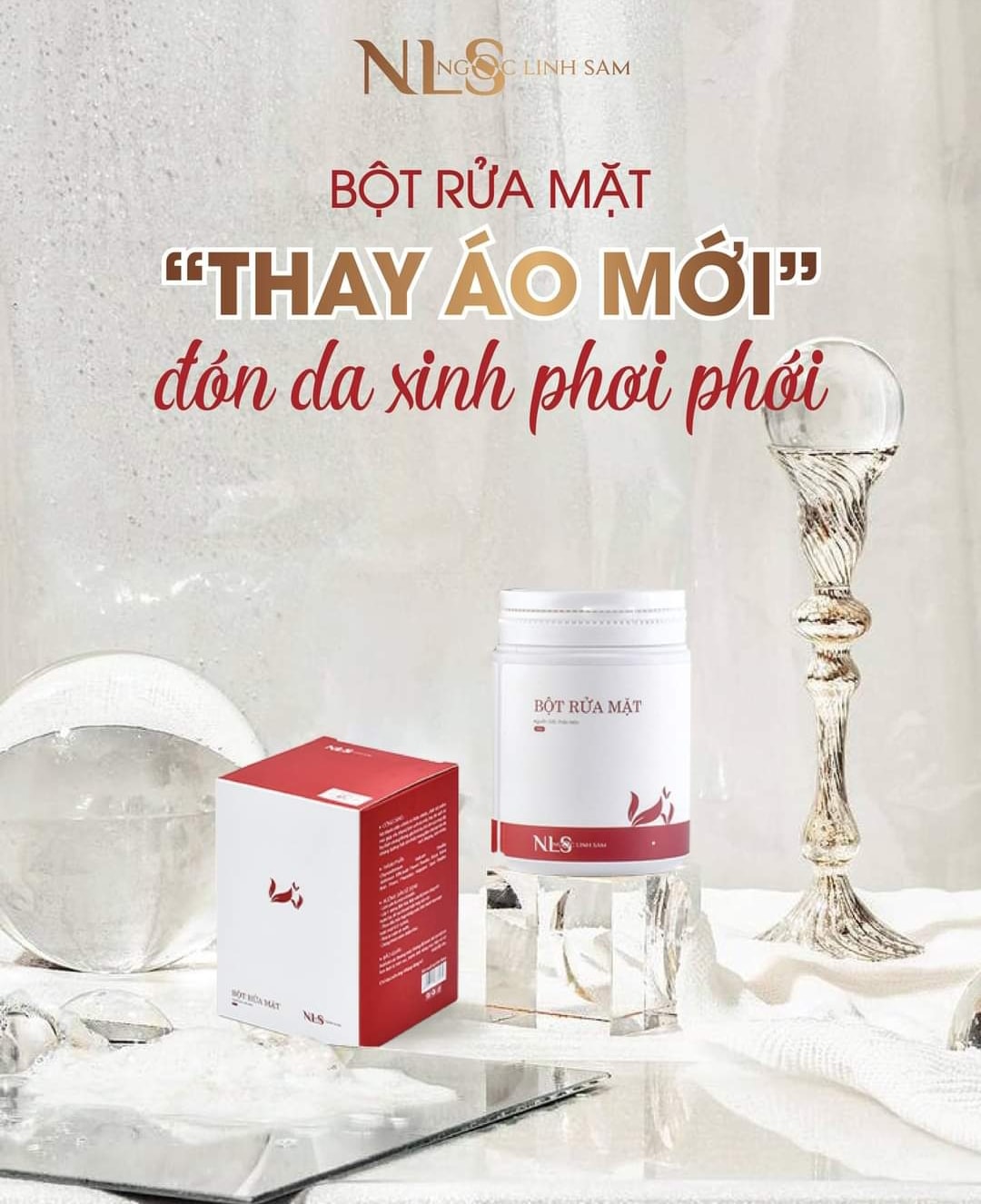 BỘT RỬA MẶT THẢO DƯỢC NGỌC LINH SÂM