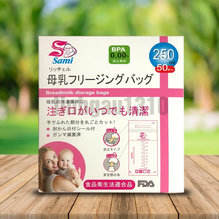 Túi trữ sữa Sami Nhật Bản 250ml