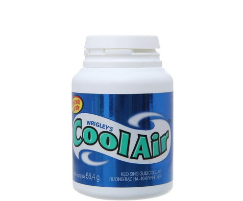 Kẹo singum DoubleMint & cool air hương bạc hà 58g/hũ