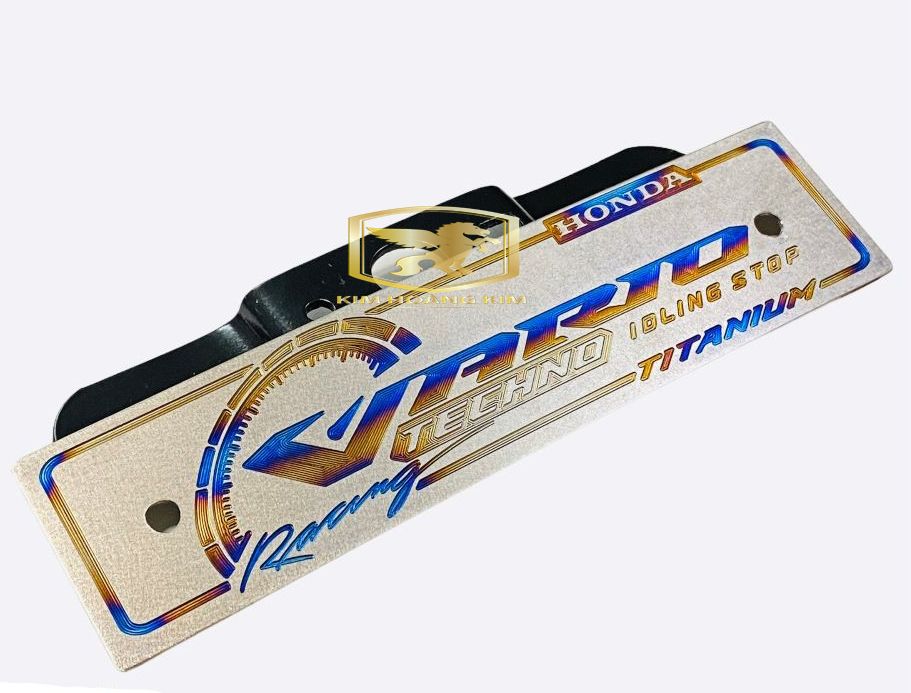 Bảng tên TITANIUM điện phân dành cho Vario (100% TITAN)
