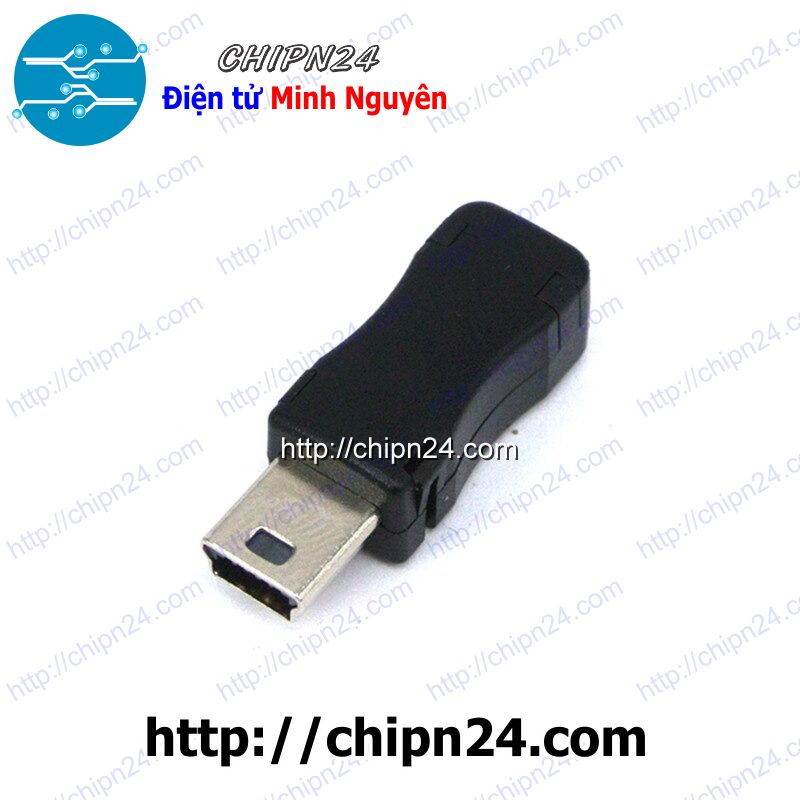 [2 cái] (LKC) Đầu+Vỏ nhựa Mini USB V1 (USB Hàn dây)