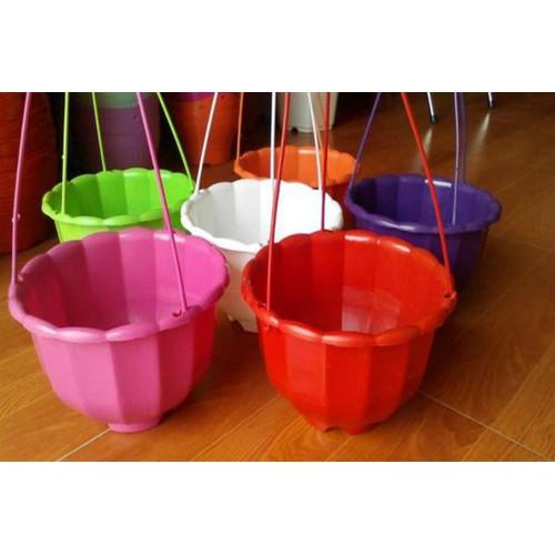 [HCM]Combo 10 chậu treo bí 20cm*15cm