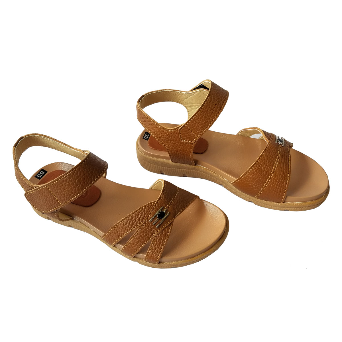 Giày Sandal Nữ BIGBEN Da Bò Thật cao cấp SDX140