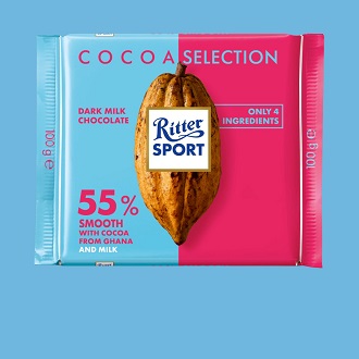 Socola Ritter Sport Cocoa 100gr (đủ vị)