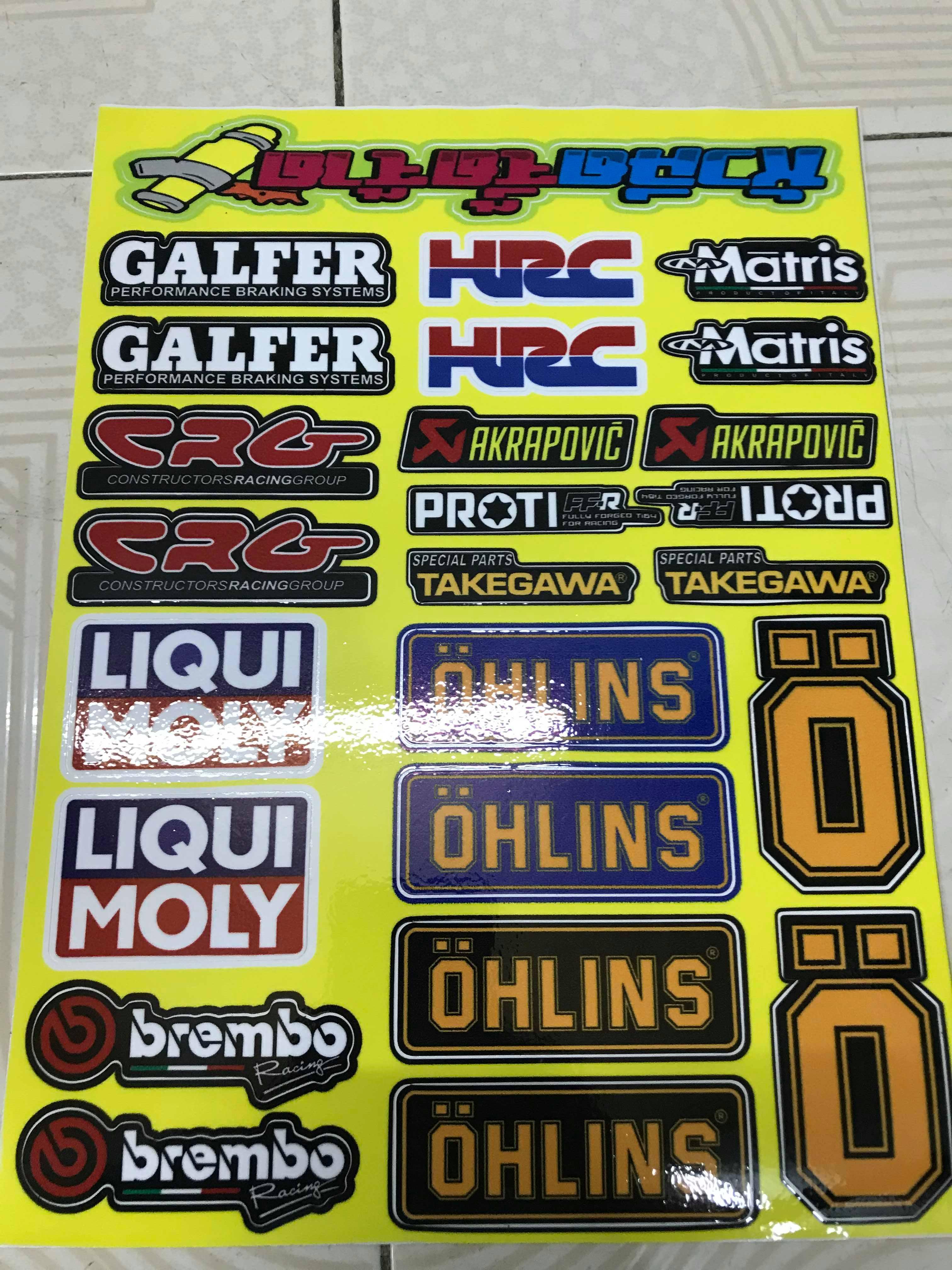 [HCM]Sét tem oh liqui chữ thái