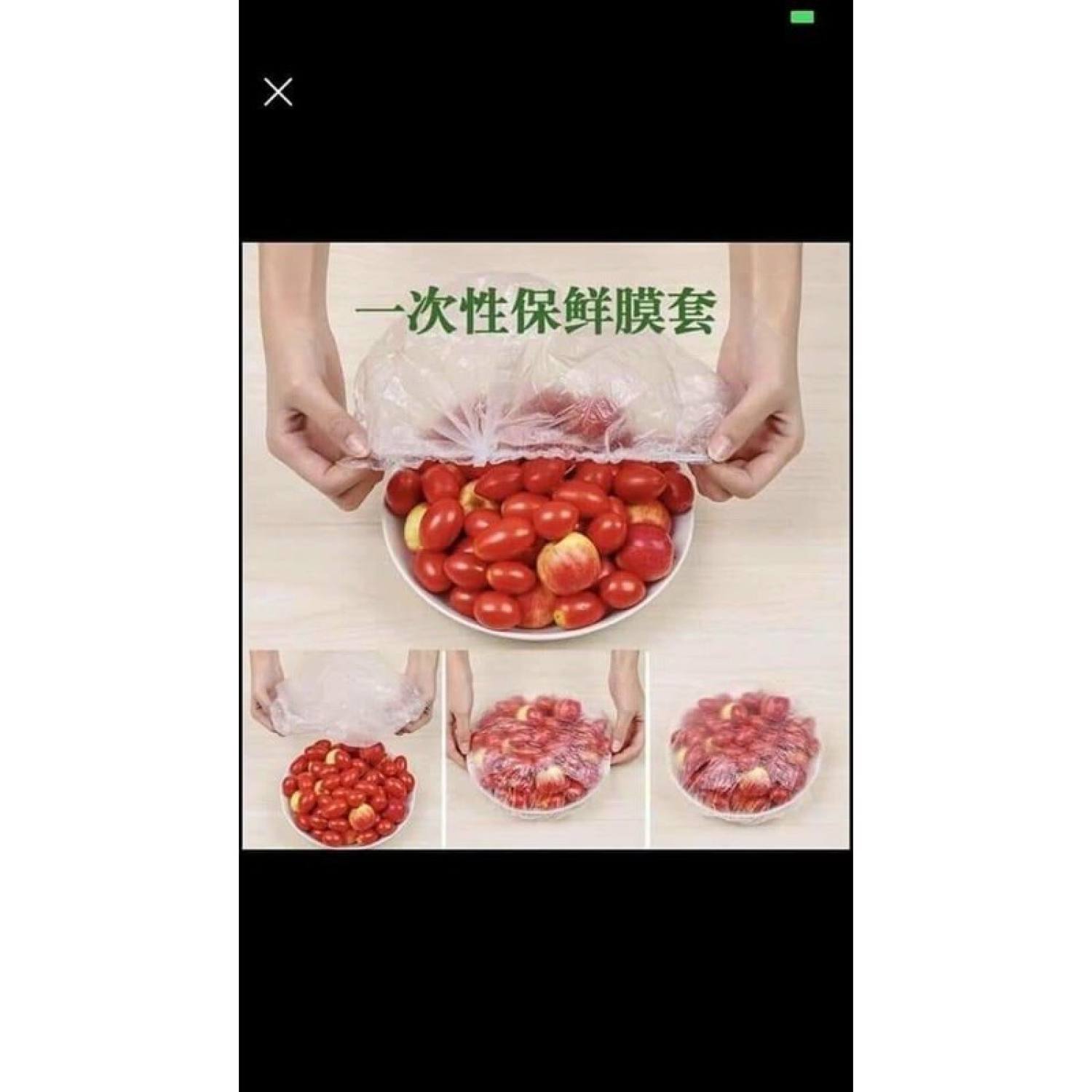 ( bọc thực phẩm gấu )SET 100 TÚI BỌC ĐỒ ĂN THAY MÀNG BỌC THỰC PHẨM