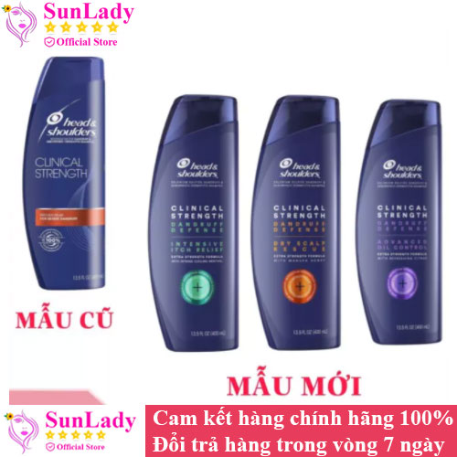 Dầu gội ngăn ngừa gàu và nấm da đầu của Mỹ Head & Shoulders 400ml - dau goi tri gau Head & Shouder