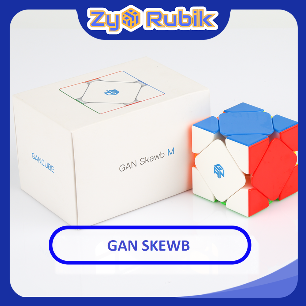 Rubik skewb Rubik Biến thể Rubik Gan Skewb M Stickerless có nam châm sẵn -
