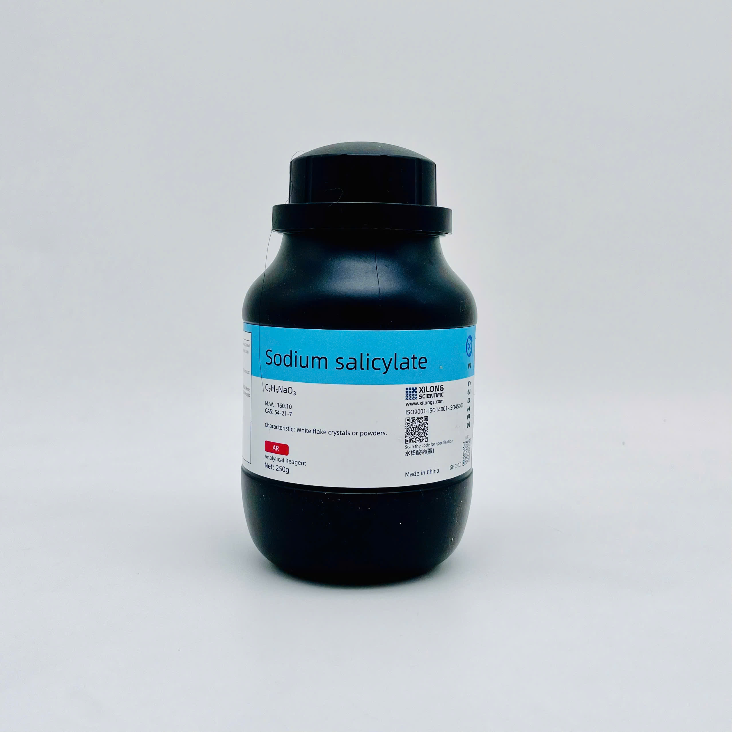 Hóa chất Sodium Salicylate (AR, Chai 250G, Xilong, Cas 54-21-7)