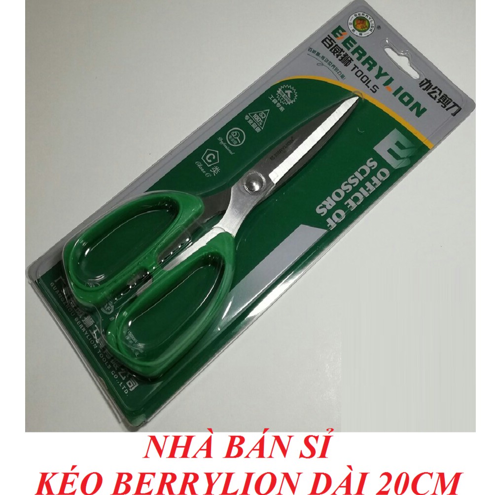 [HCM]Kéo Berrylion Dài 20Cm Đa Năng Bằng Thép Không Gỉ An Toàn
