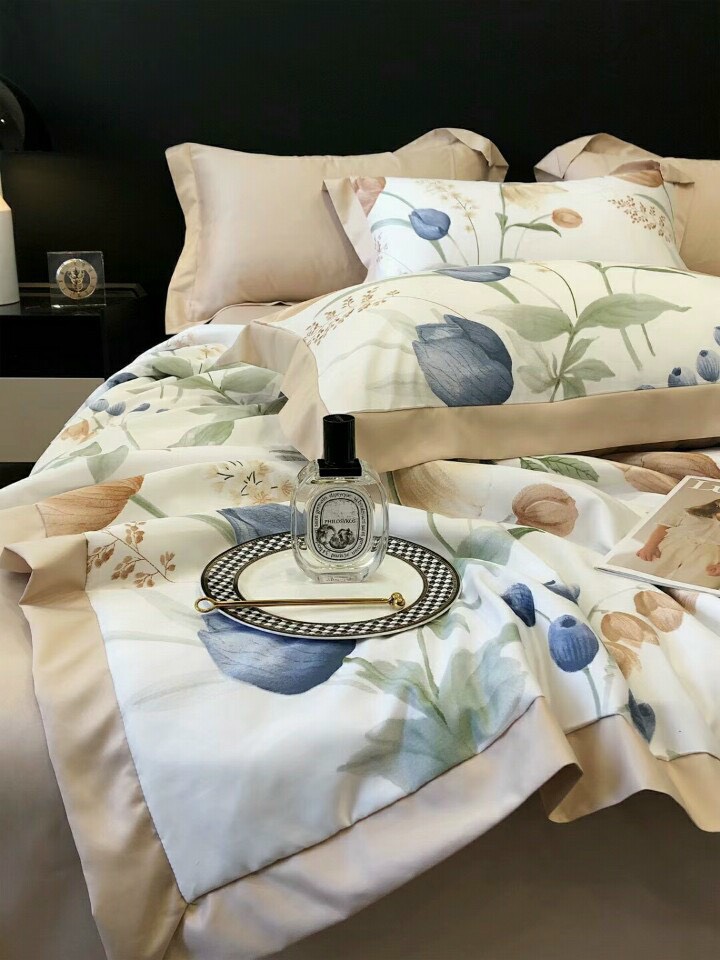 [NEW] Chăn Ga LỤA THÁI CHĂN HÈ, Cotton Lụa Hàng Nhập Khẩu  Siêu Đẹp Mát Lạnh. KT: 200*230cm.