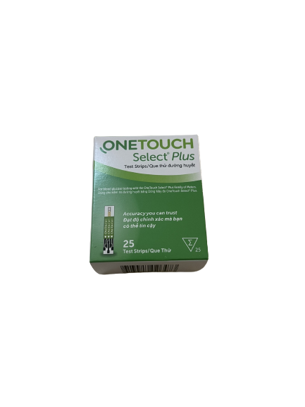 QUE THỬ ĐƯỜNG HUYẾT ONE TOUCH SECLECT SIMPLE PLUS - MÁY ĐO ĐƯỜNG HUYẾT ONE TOUCH SECLECT SIMPLE PLUS ( TẶNG KÈM 25 QUE THỬ) - BẢO HÀNH TRỌN ĐỜI - CHÍNH XÁC - NHANH CHÓNG