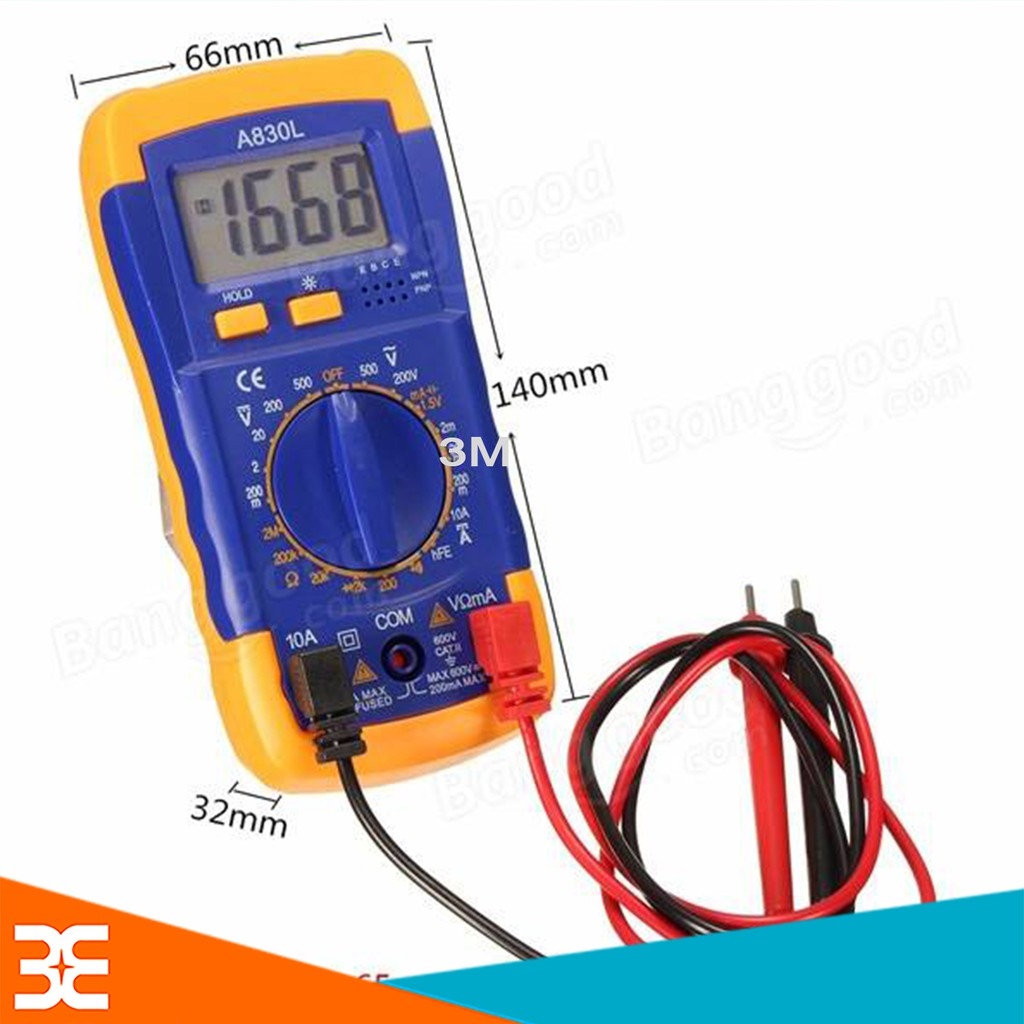 Đồng Hồ Vạn Năng Digital Multimeter A830L