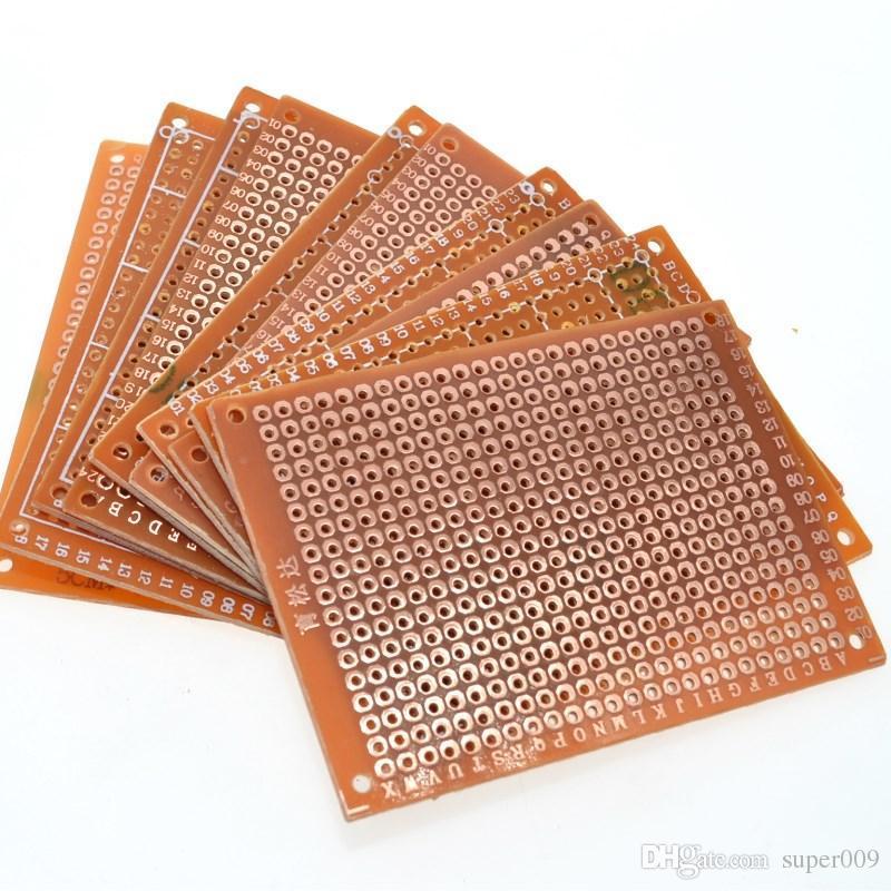 Phíp Đồng Lỗ Một Mặt - Bảng Mạch Đục Lỗ Sẵn PCB ( Nâu )