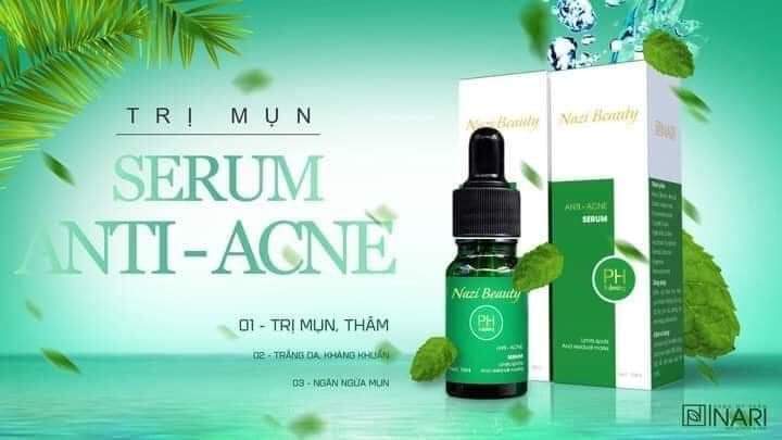 (khắc tinh của mụn, hết thâm, liền sẹo) ANTI – ACNE SERUM  cosmetics NARI  A11