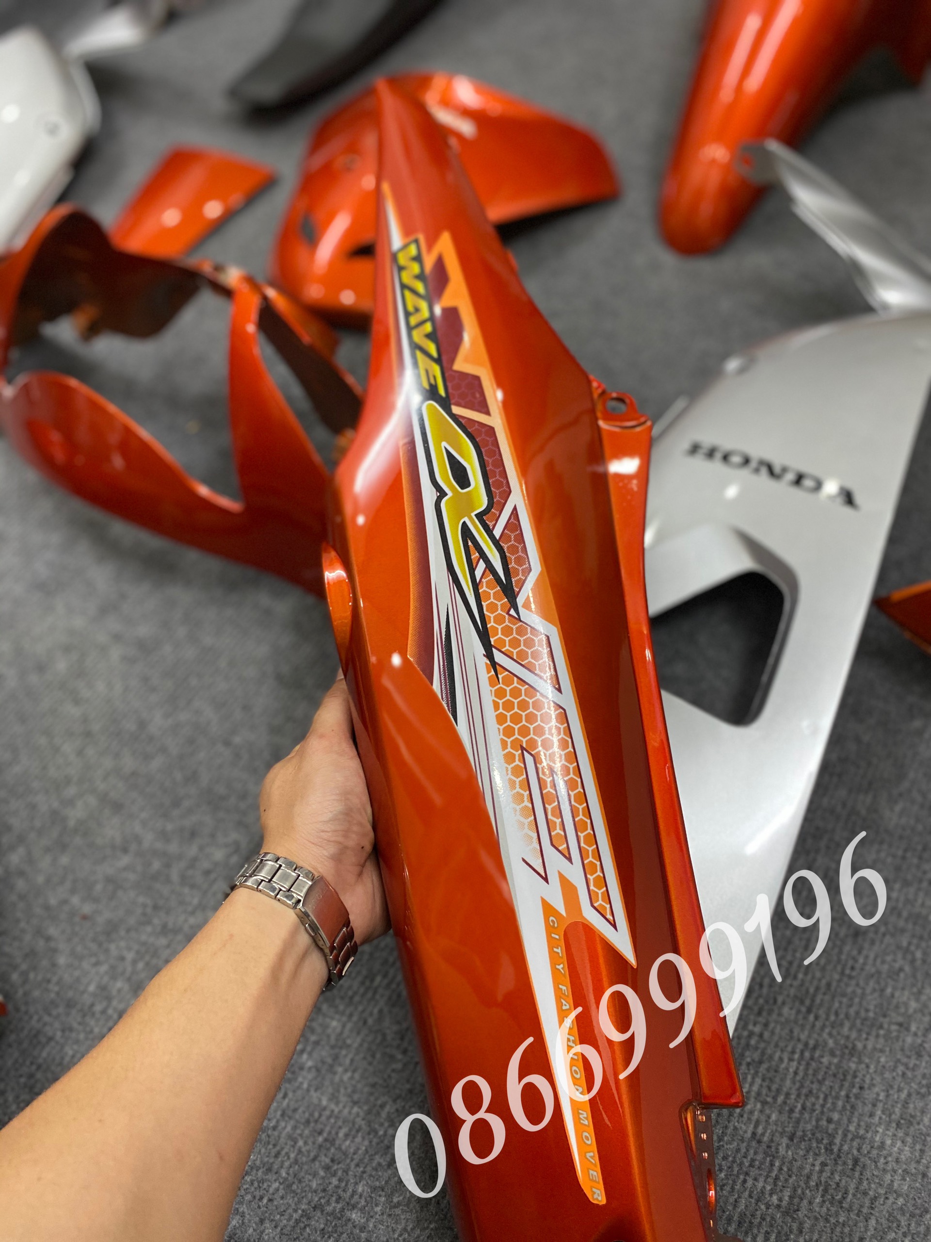 BỘ VỎ NHỰA Wave A - Wave Anpha - Wave Rs ( kèm tem ) ĐỦ MÀU .