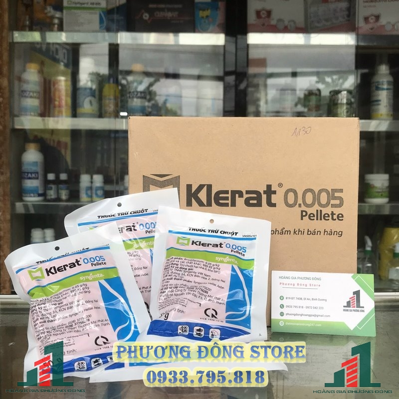 Combo 50 gói thuốc diệt chuột klerat
