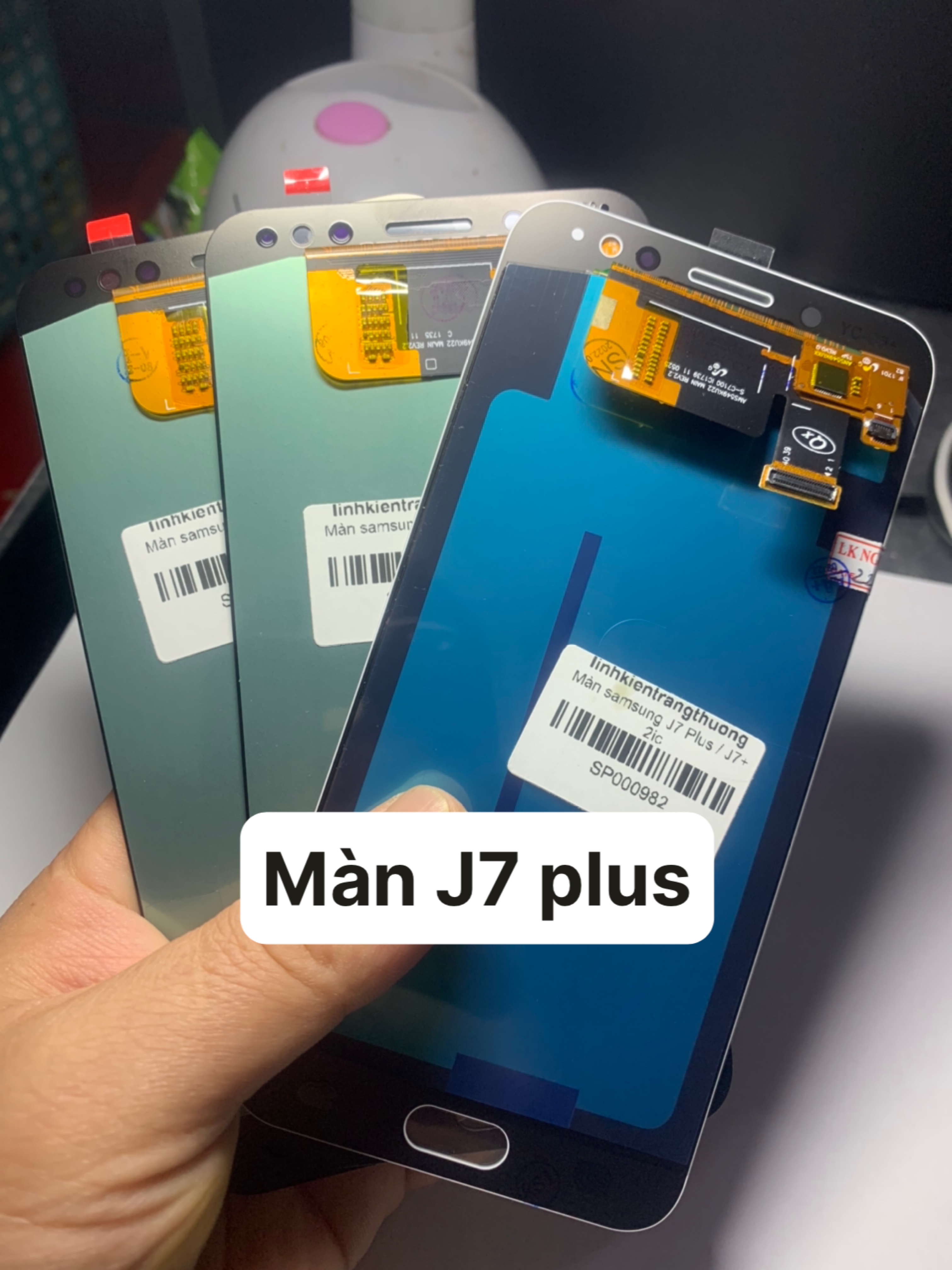 Màn hình samsung J7 plus / J7+, 2ic J7Plus, C8, SM-C710F Oled hàng zin